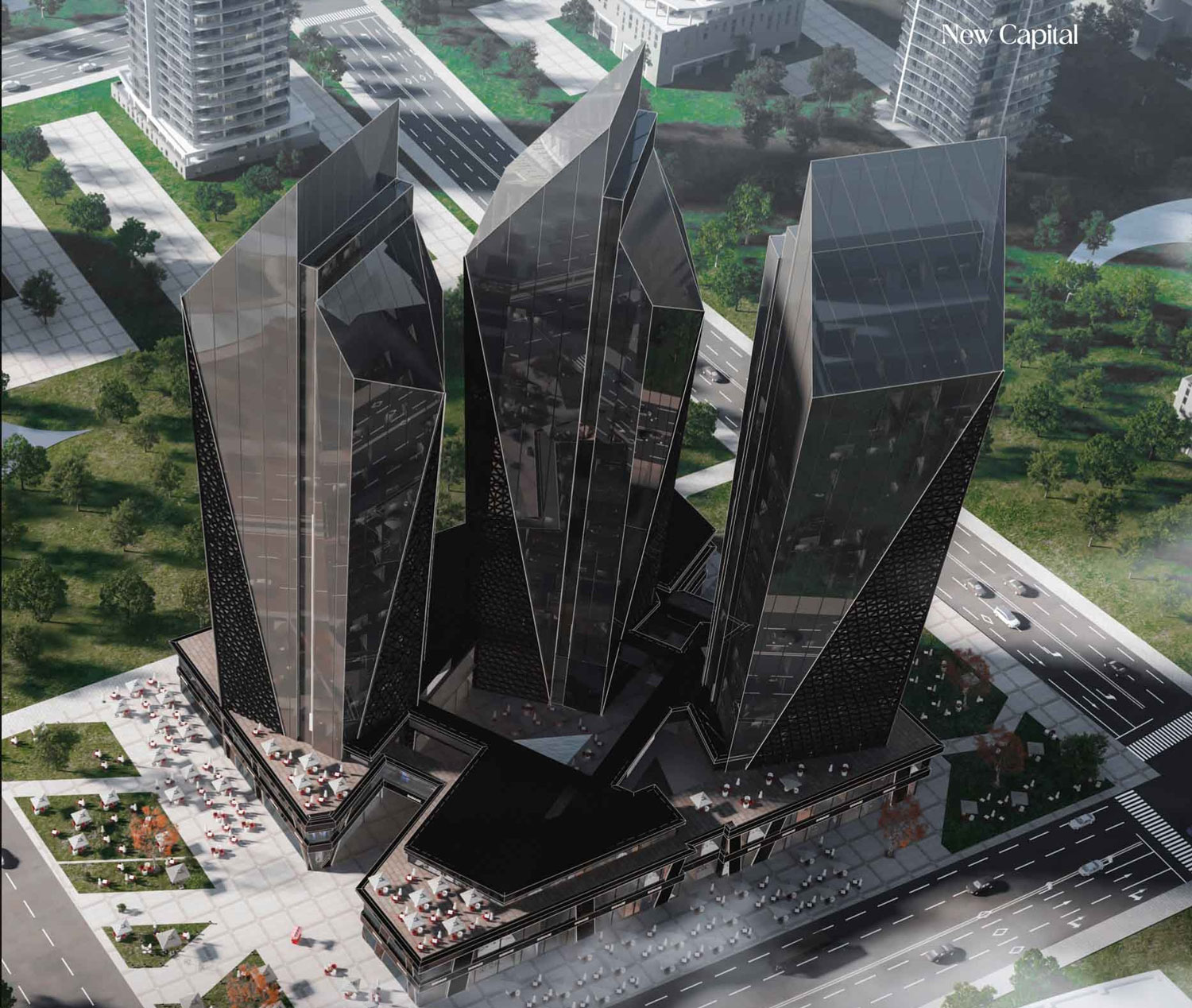 Obsidier Tower view